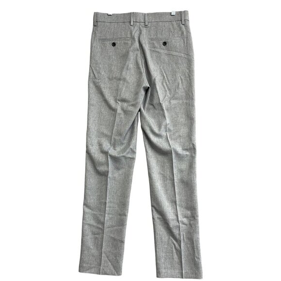 NEW Haggar Men's 30X32 Comfort Flex Waistband Dress Pants Straight Fit Gray - Picture 3 of 7